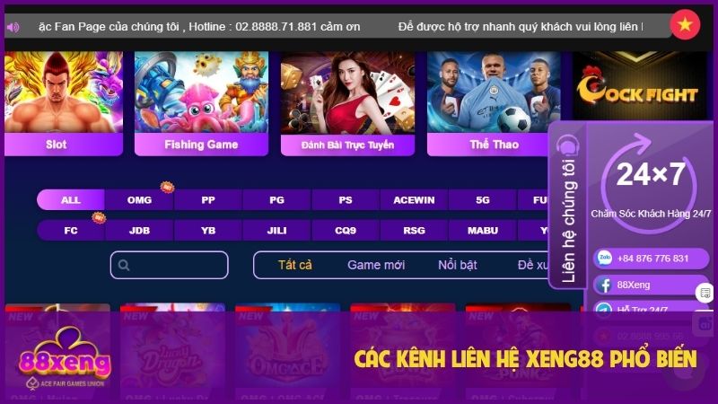Liên hệ Xeng88 24/7 - Kênh hỗ trợ và giải đáp thắc mắc của người chơi 2 Liên hệ Xeng88 qua nhiều cách, hỗ trợ 24/7